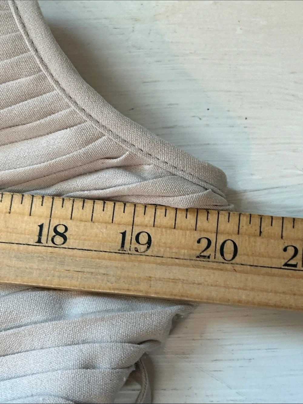 Black Tape Pearl Pleated Maxi Dress Neutral Beige Spaghetti Strap XL NWT - Picture 10 of 11